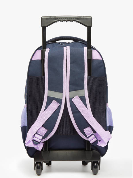 Rugzak Op Wieltjes 1 Compartiment Milky kiss Blauw dotted delight 3700521 ander zicht 4